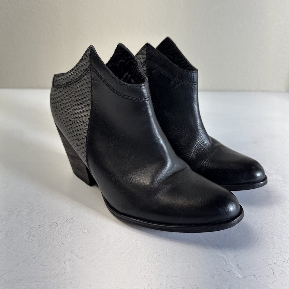 Kaanas Booties Women‎ Black Grey Artisan Boho 6 EU 36